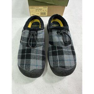 KEEN Howser III Slide Black Plaid Womens 5.5 EUC